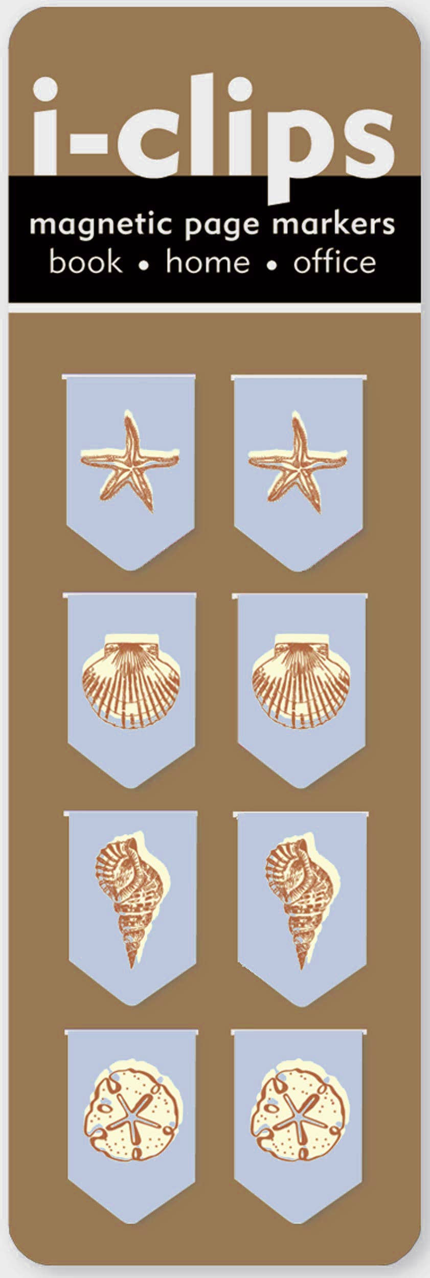 Seashells i-clips Magnetic Page Markers
