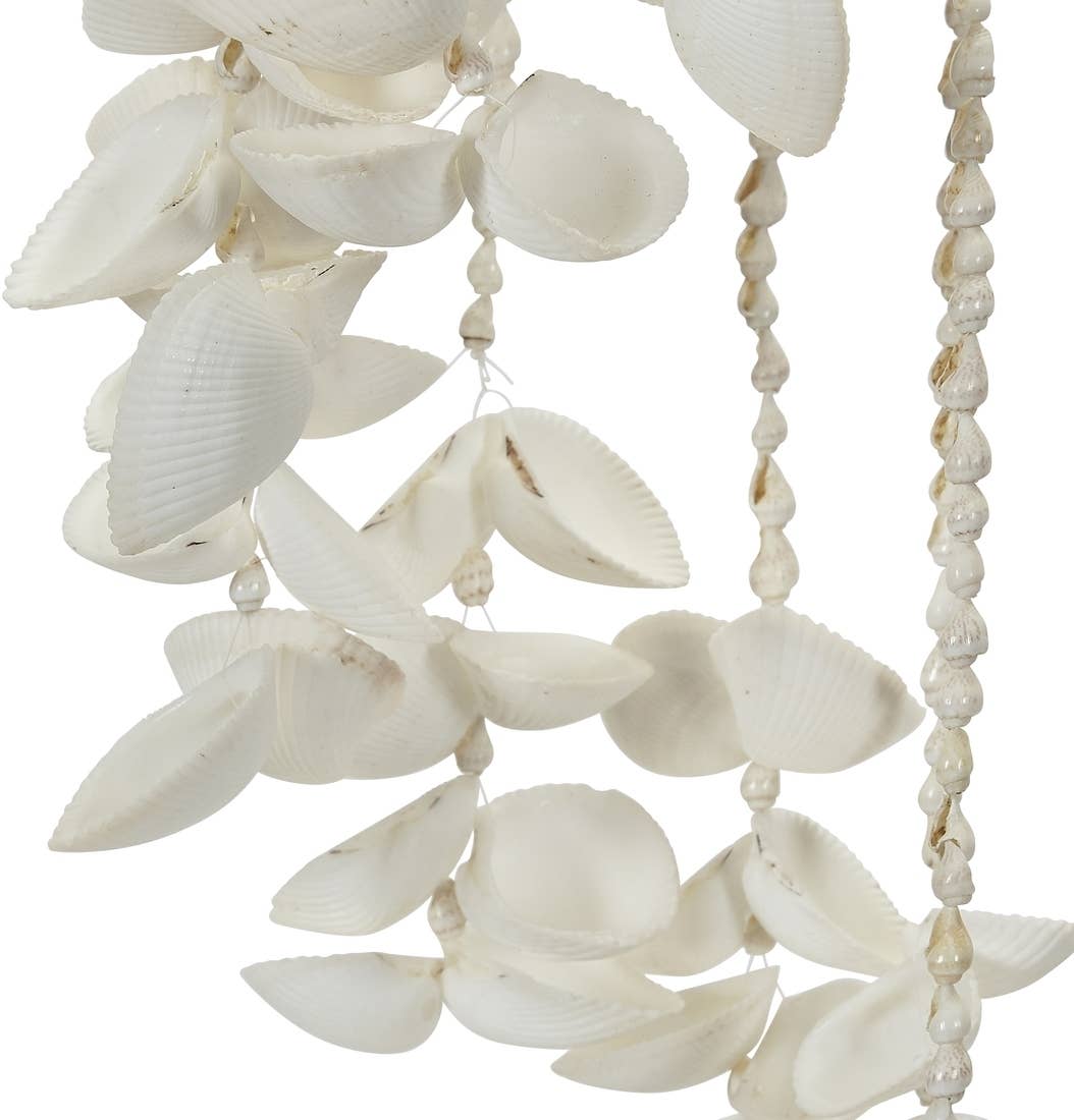 White Shells Hat Chime 4x18"