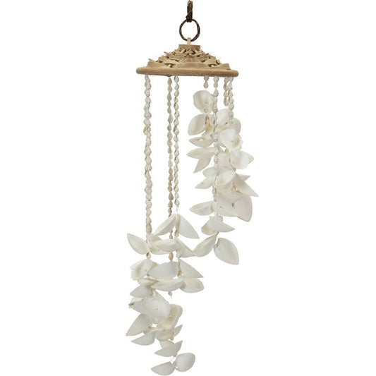 White Shells Hat Chime 4x18"