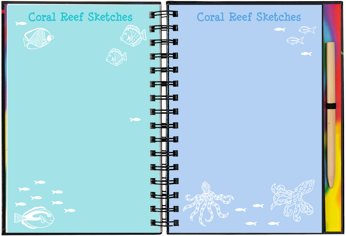 Coral Reefs Scratch and Sketch