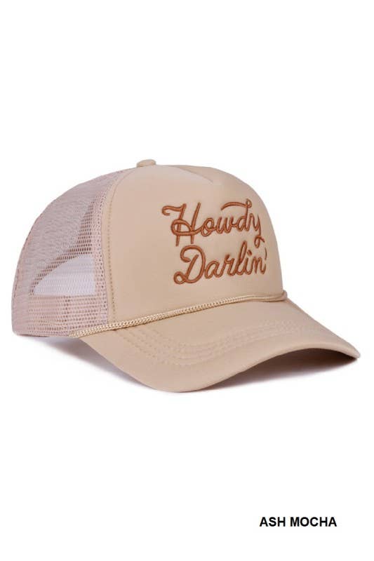 Howdy Darlin Mesh Trucker Cap