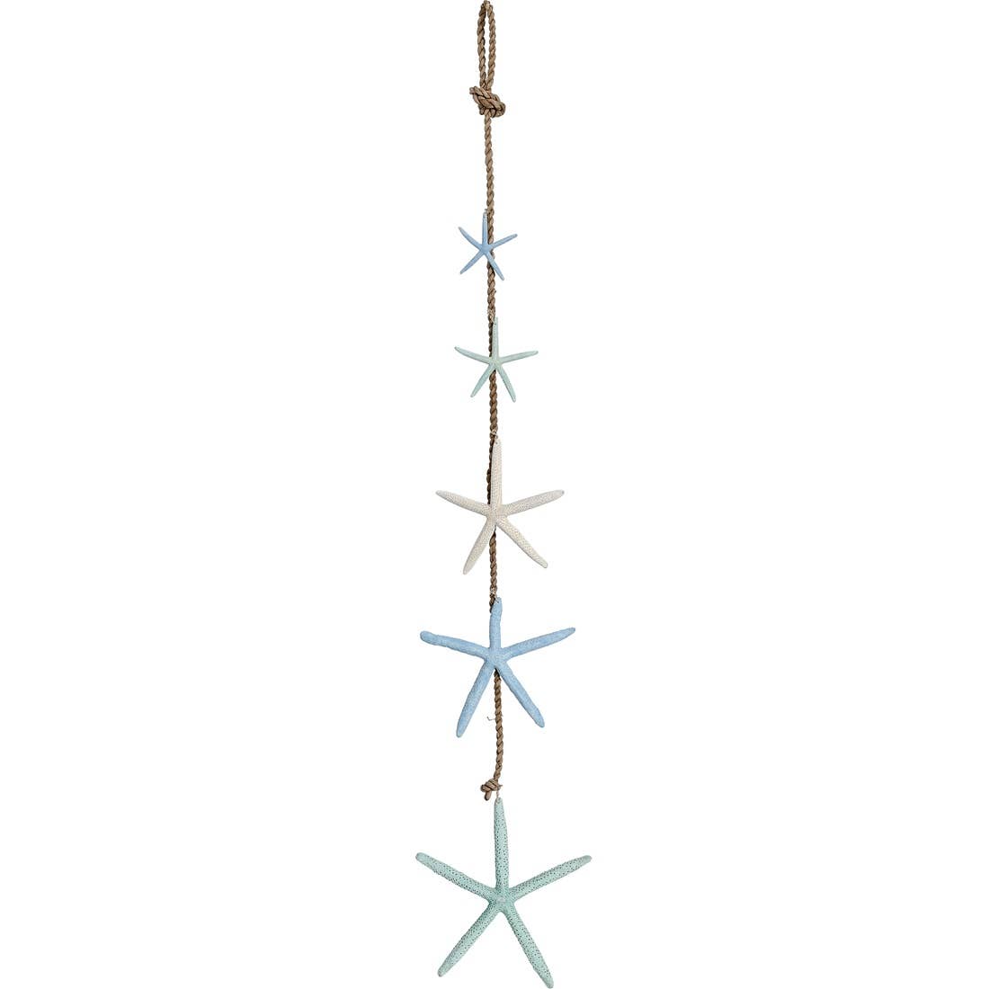 Five Dyed Finger Starfish Strand 48"