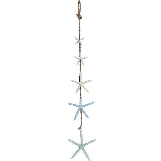 Five Dyed Finger Starfish Strand 48"