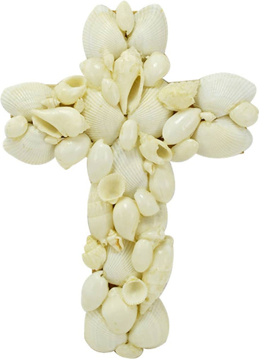White Shell Cross 8"