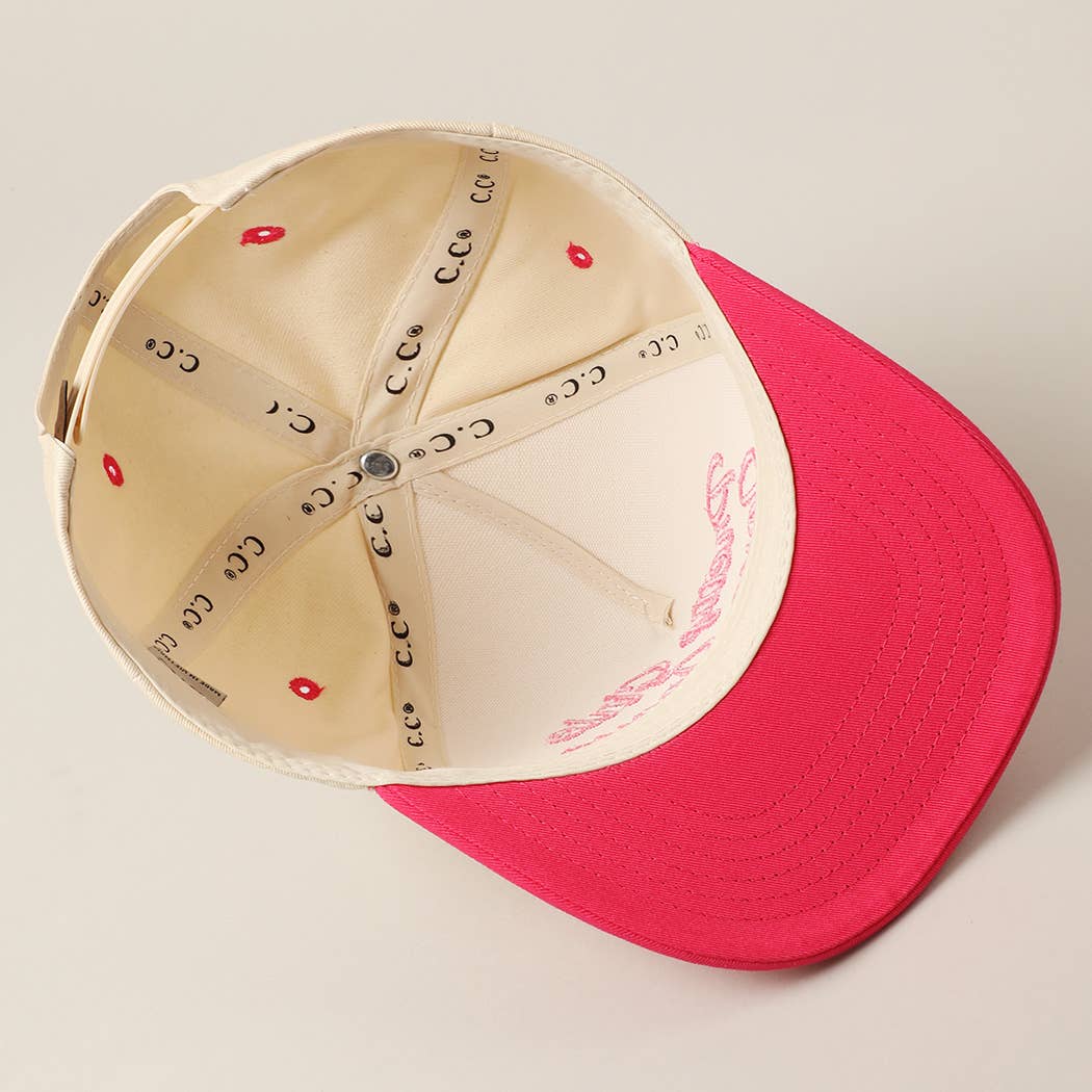 Pretty Girls Love Jesus Embroidery Trucker Hat