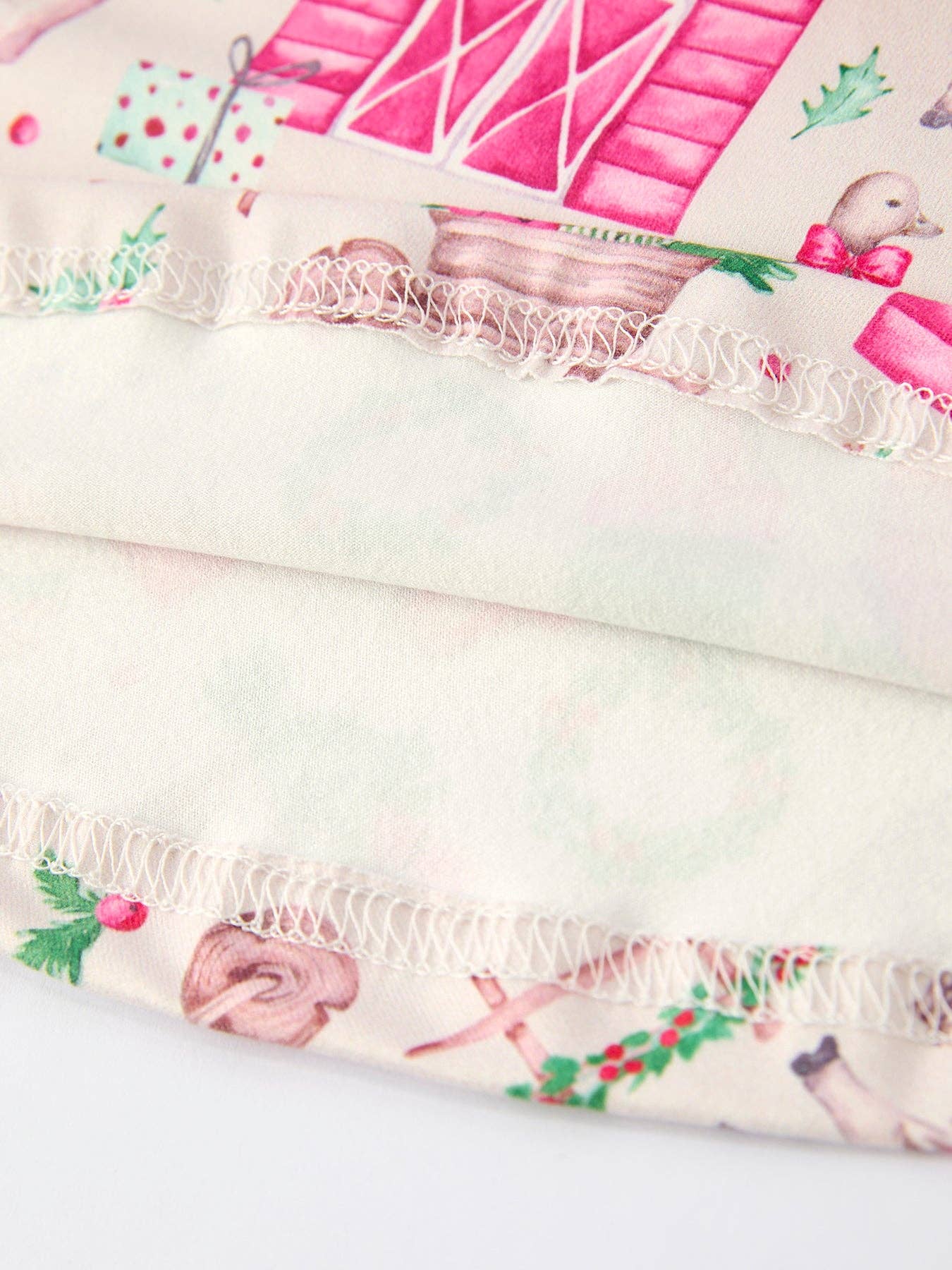 Pink Farmhouse Theme Toddler Girl Dress: Christmas Spirit Outfit