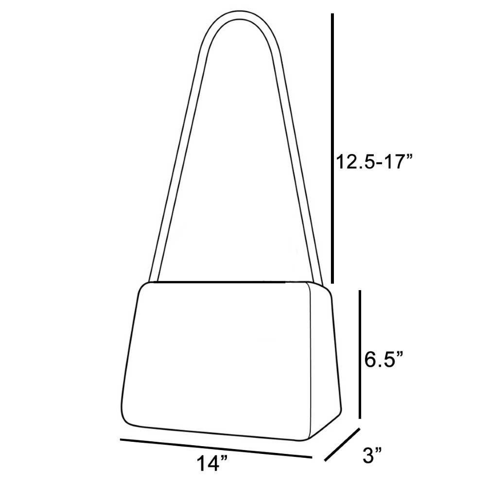 Half Moon Fringe Buckle Strap Hobo Bag