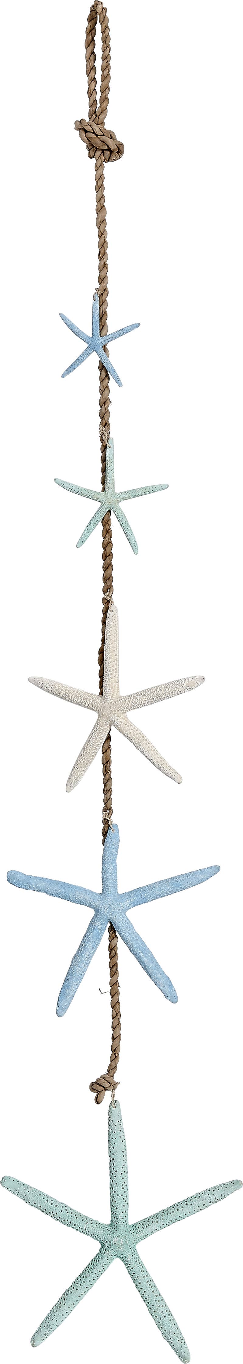 Five Dyed Finger Starfish Strand 48"