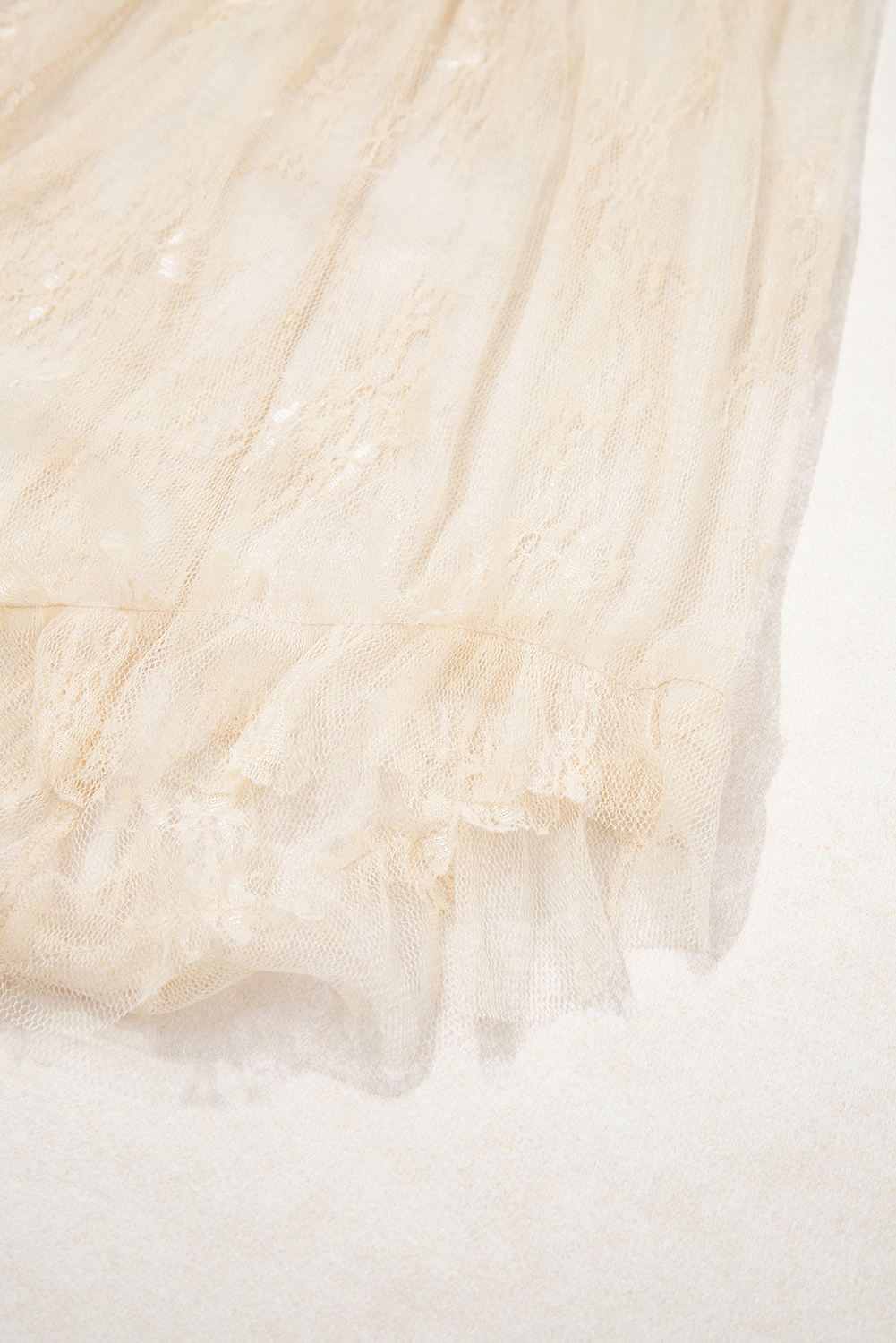 Lace High Waist Midi Skirt