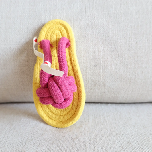 New Design:  Slipper Rope Toys for Dogs|Sustainable